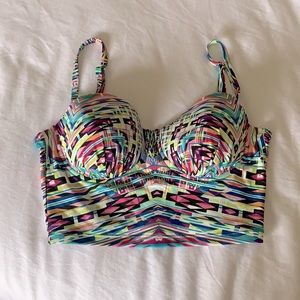 Kenneth Cole Reaction crop bikini top